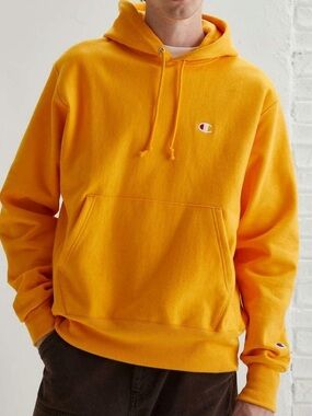 Champion Men’s Hoodie in Yellow